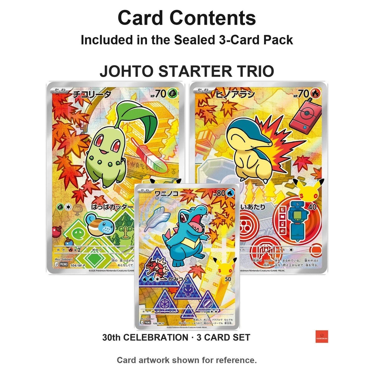 Sealed Complete Starter Set 30th CELEBRATION 9 Promo Packs / 27 Cards 101-127/M-P Japanese Pokemon Cards