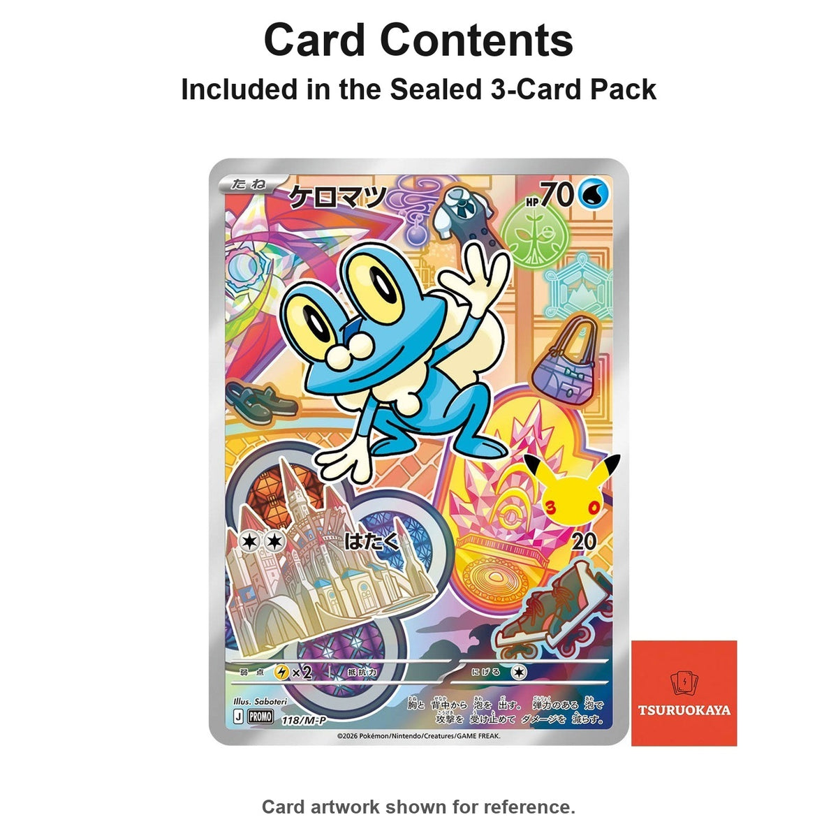 Sealed Kalos Starter Trio 30th CELEBRATION (3-Card Promo Pack) PROMO 116-118/M-P M-P PROMO Japanese Pokemon Cards